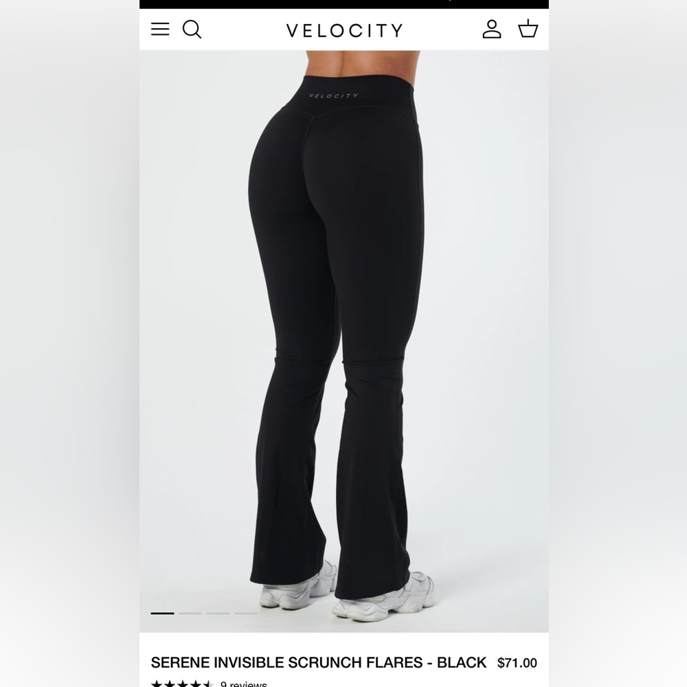 Black Flared Leggings